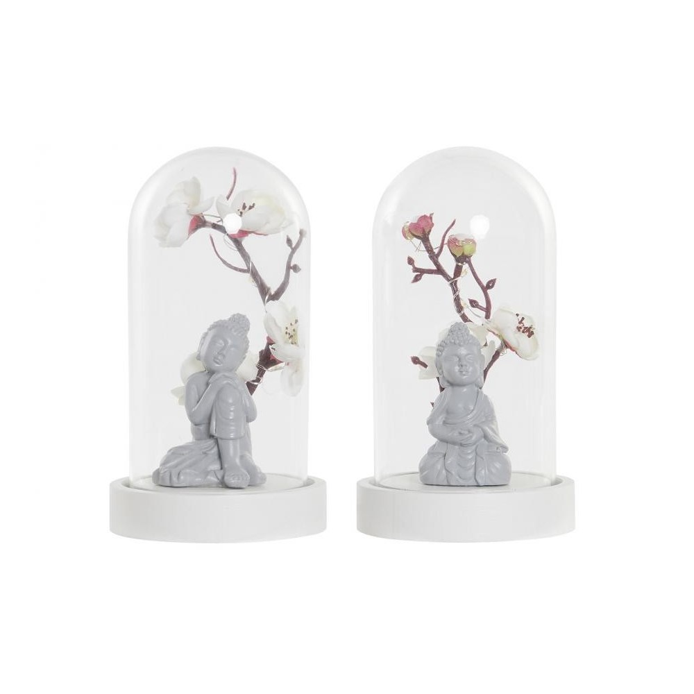 DECORAZIONE LED BUDDHA 9.5X9.5X16CM 2ASS